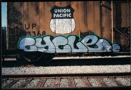 Detail Train Graffiti Front View Nomer 41