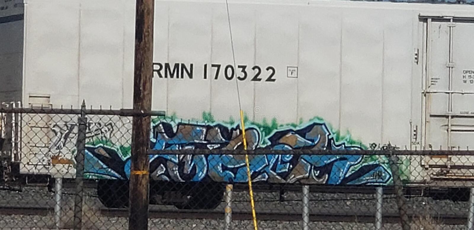Detail Train Graffiti Front View Nomer 47