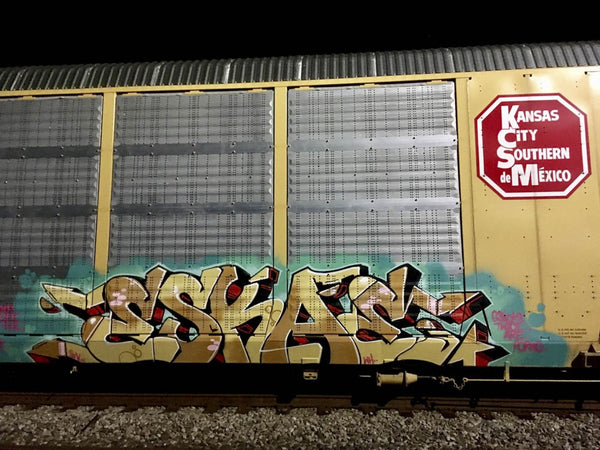 Detail Train Graffiti Front View Nomer 48