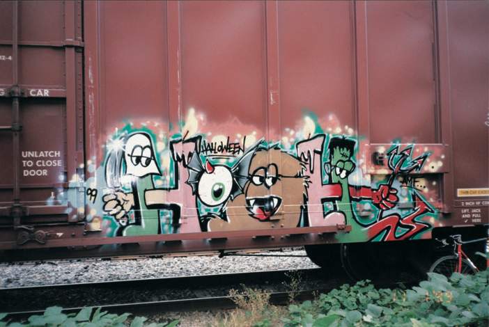 Detail Train Graffiti Front View Nomer 50