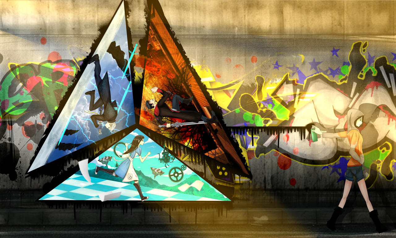 Detail Triangle Graffiti Nomer 31