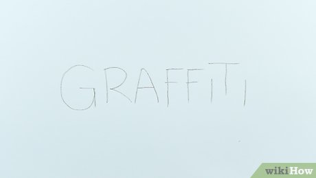 Detail Tulisan Graffiti Di Kertas Abc Nomer 13