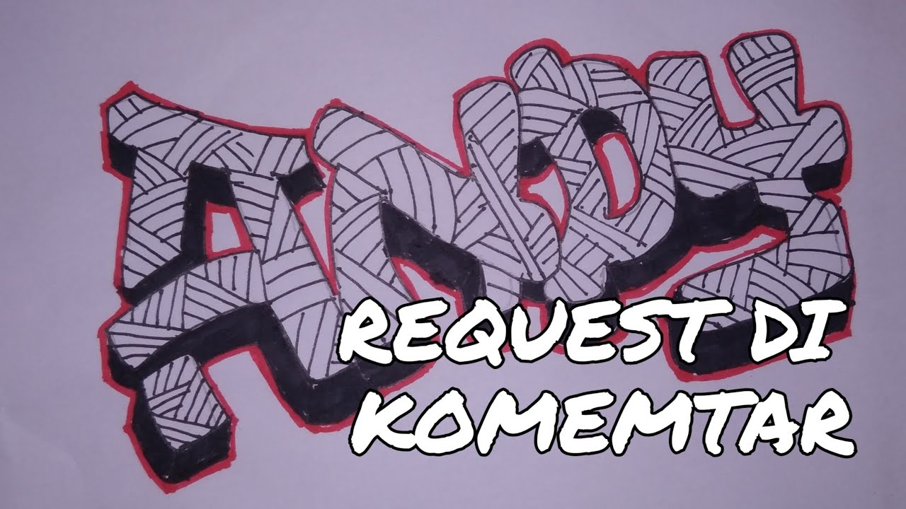 Detail Tulisan Graffiti Di Kertas Abc Nomer 21