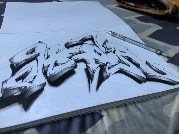 Detail Tulisan Graffiti Di Kertas Yg Ada Orangya Nomer 3