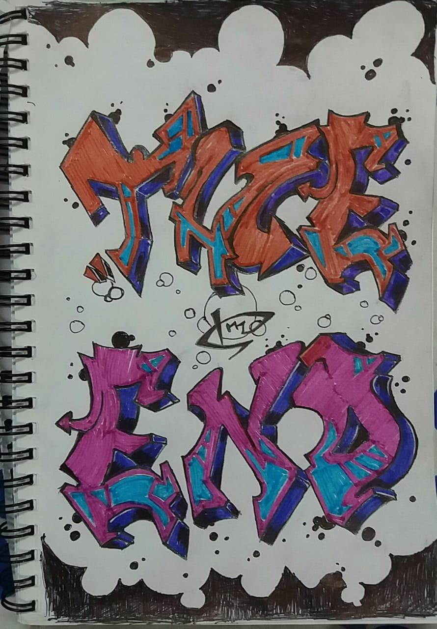 Detail Tulisan Graffiti Di Notepad Nomer 9