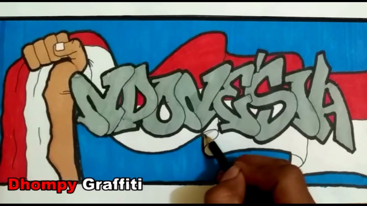Detail Tulisan Graffiti Kemerdekaan Nomer 12