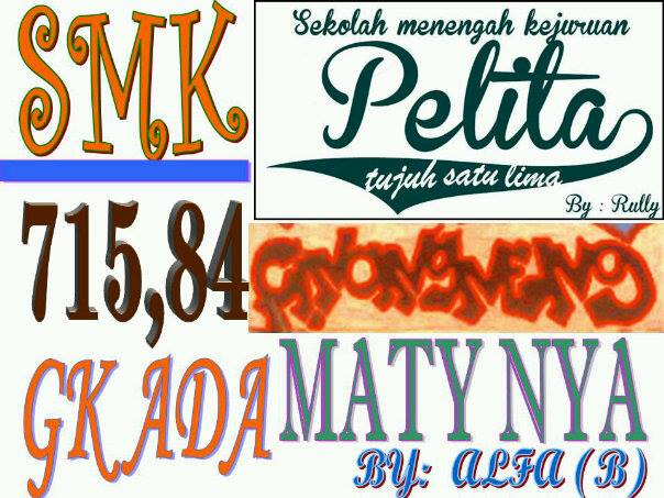 Detail Tulisan Graffiti Pelita Nomer 32