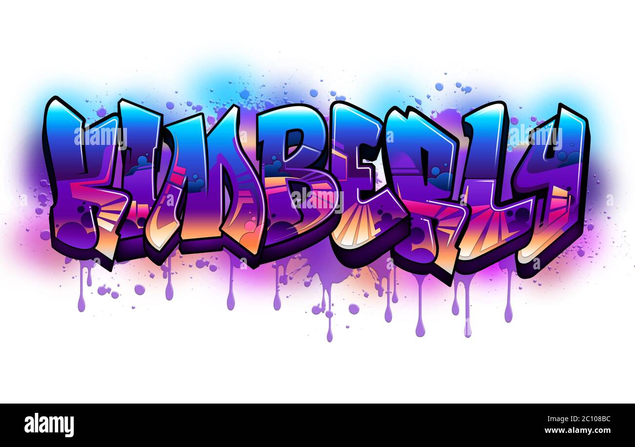 Detail Tulisan Graffiti Purple Nomer 15