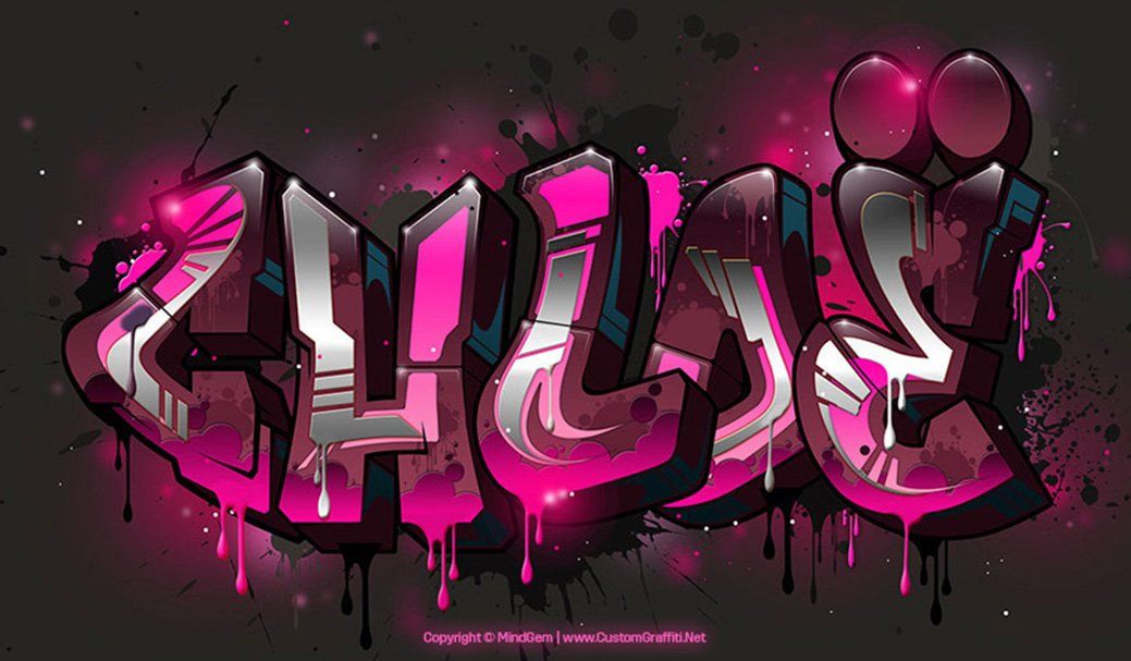 Detail Tulisan Graffiti Purple Nomer 28