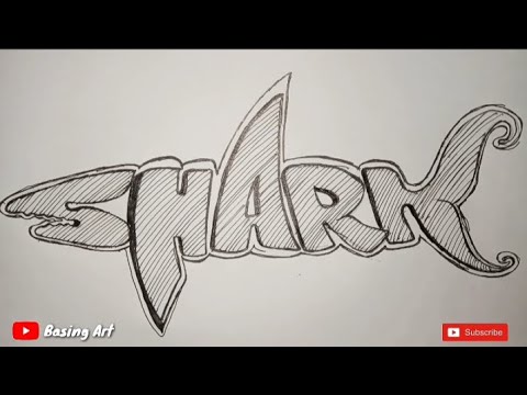Detail Tulisan Graffiti Shark Nomer 4