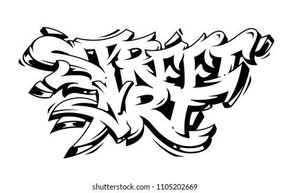 Detail Tulisan Graffiti Vektor Nomer 9