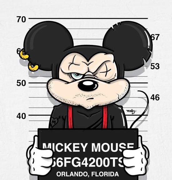 Detail Tulisan Mickey Mouse Graffiti Nomer 9