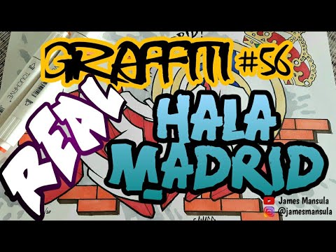 Detail Tulisan Real Madrid Graffiti Nomer 4