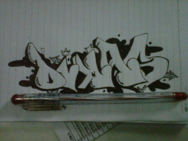 Detail Tulisan Sketsa Graffiti Nomer 42