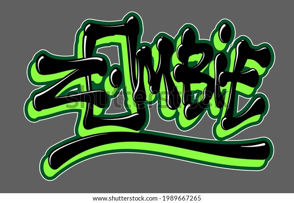 Tulisan Zombie Graffiti - KibrisPDR