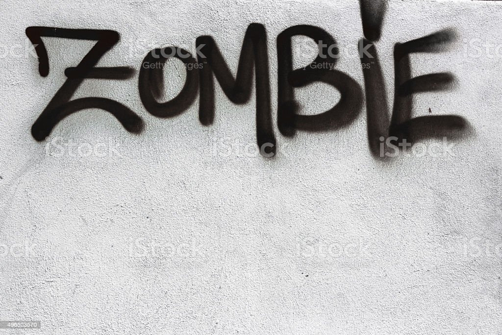 Detail Tulisan Zombie Graffiti Nomer 6