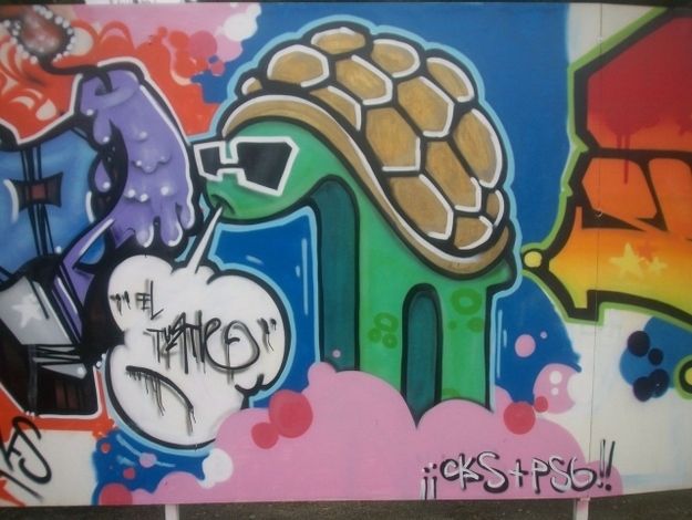 Detail Turtle Graffiti Nomer 3