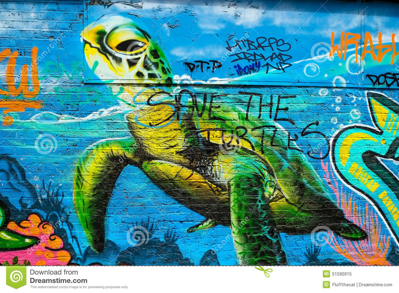 Detail Turtle Graffiti Nomer 4