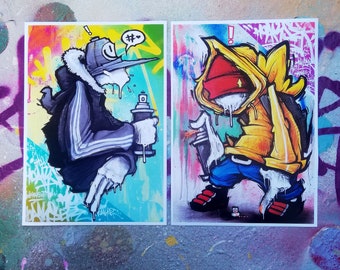 Detail Tutu Graffiti Karakter Nomer 33