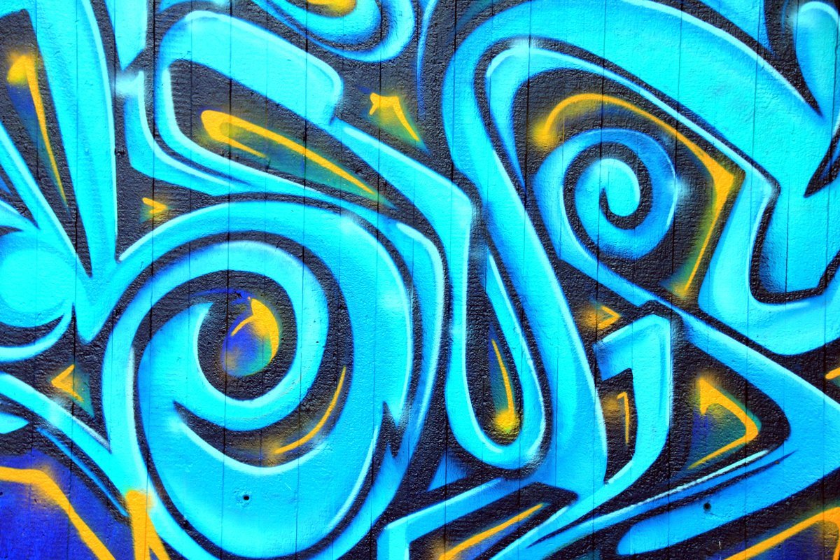 Detail Two Color Graffiti Nomer 29