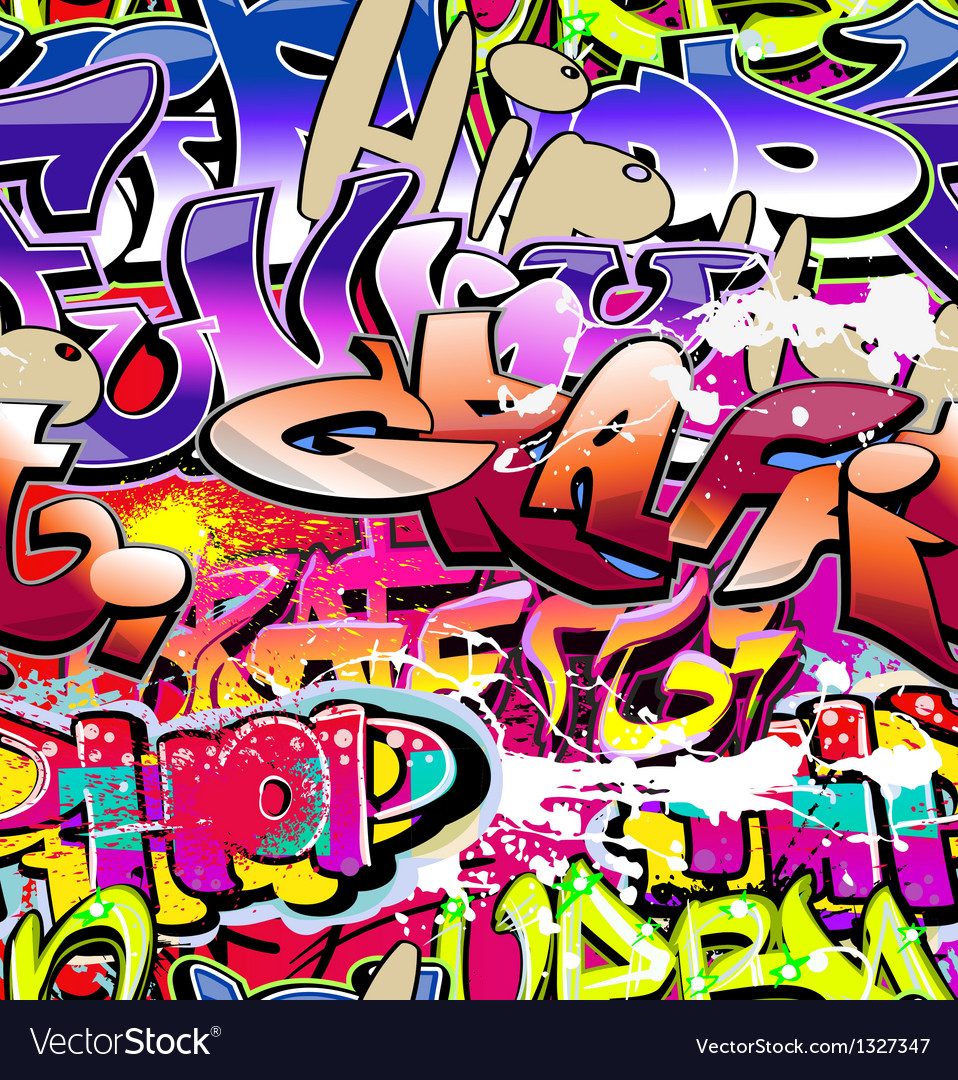 Detail Urban Graffiti Pattern Vector Nomer 19