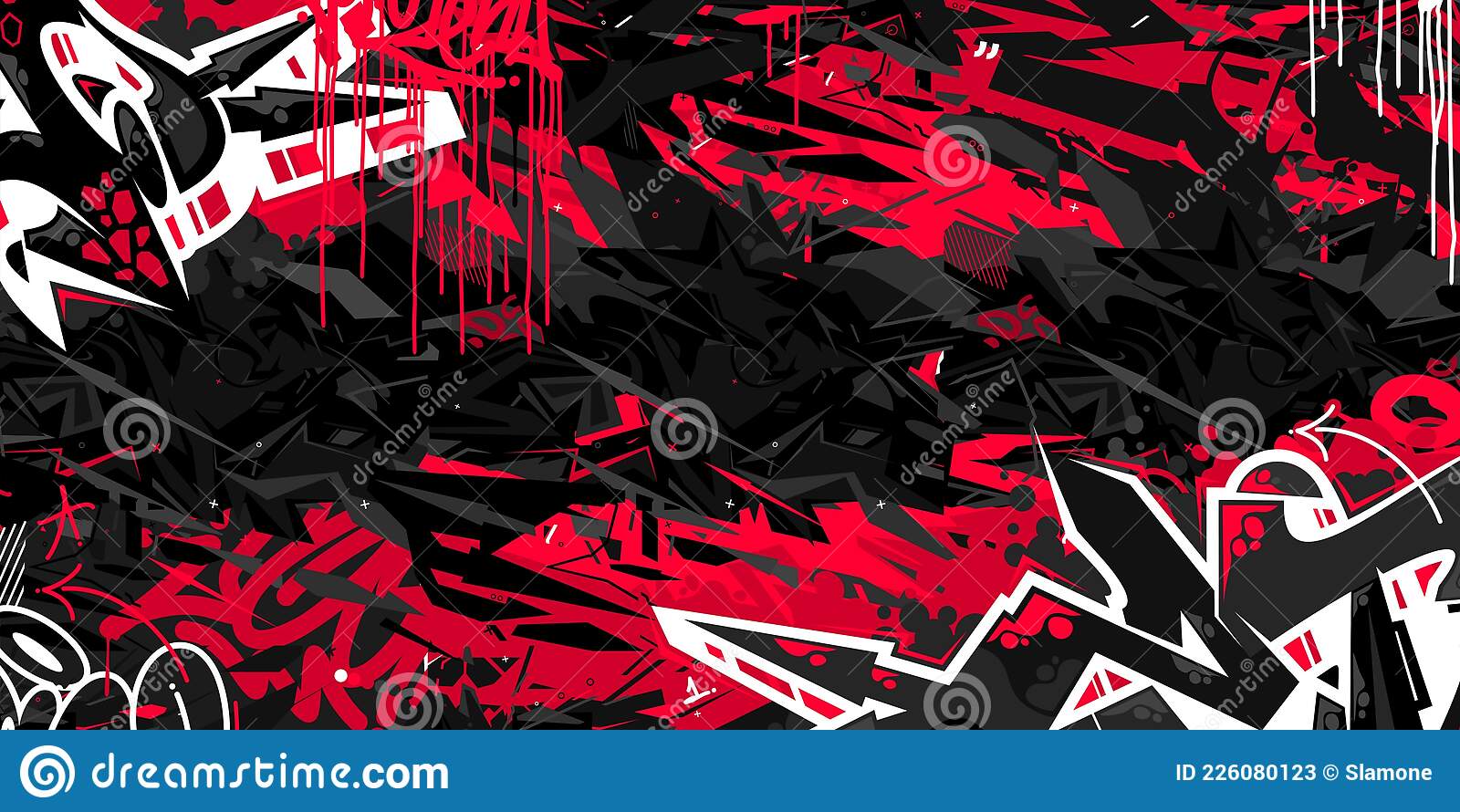 Detail Urban Graffiti Pattern Vector Nomer 24