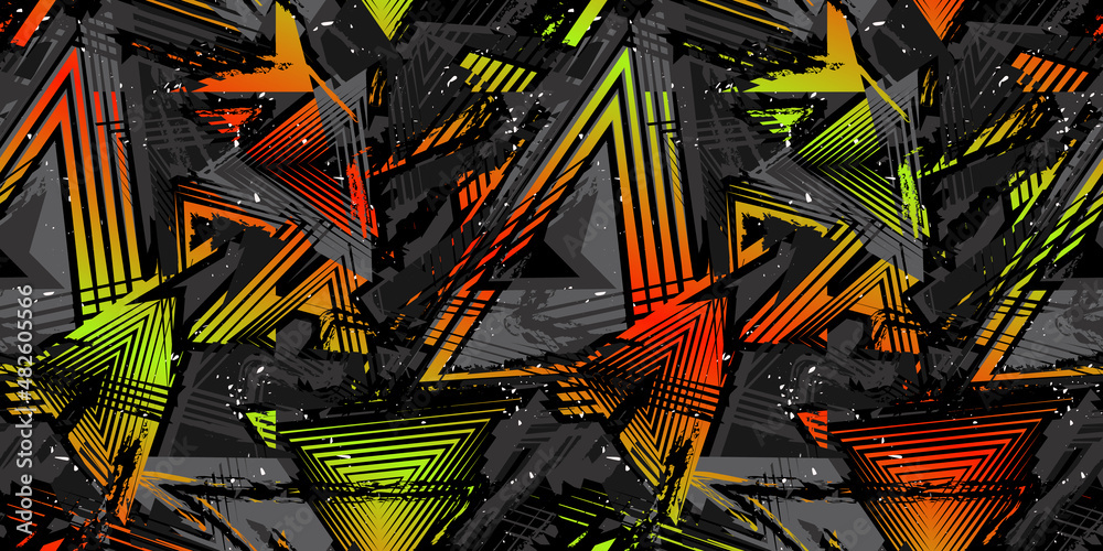 Detail Urban Graffiti Pattern Vector Nomer 33