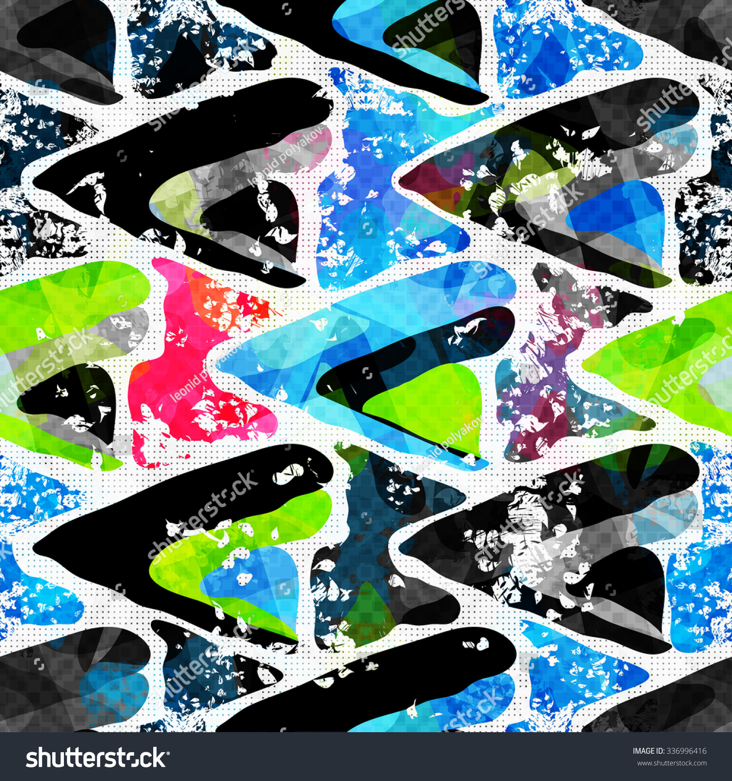 Detail Urban Graffiti Pattern Vector Nomer 46