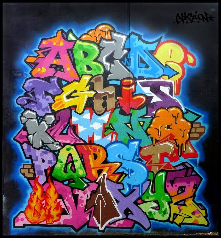 Detail Variasi Graffiti Nama Nomer 34