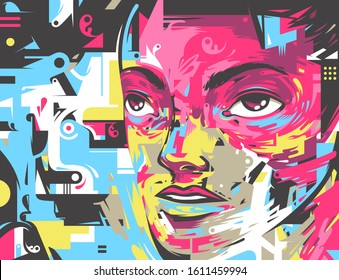 Detail Vector Art Graffiti Cmyk Nomer 38