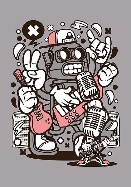 Detail Vector Art Graffiti Machine Nomer 28