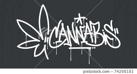 Detail Vector Graffiti Herbal Nomer 19