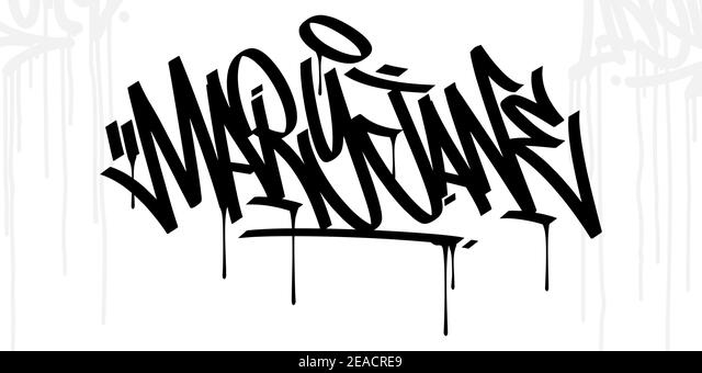 Detail Vector Graffiti Herbal Nomer 5