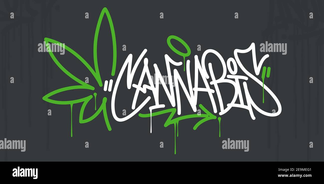 Detail Vector Graffiti Herbal Nomer 6