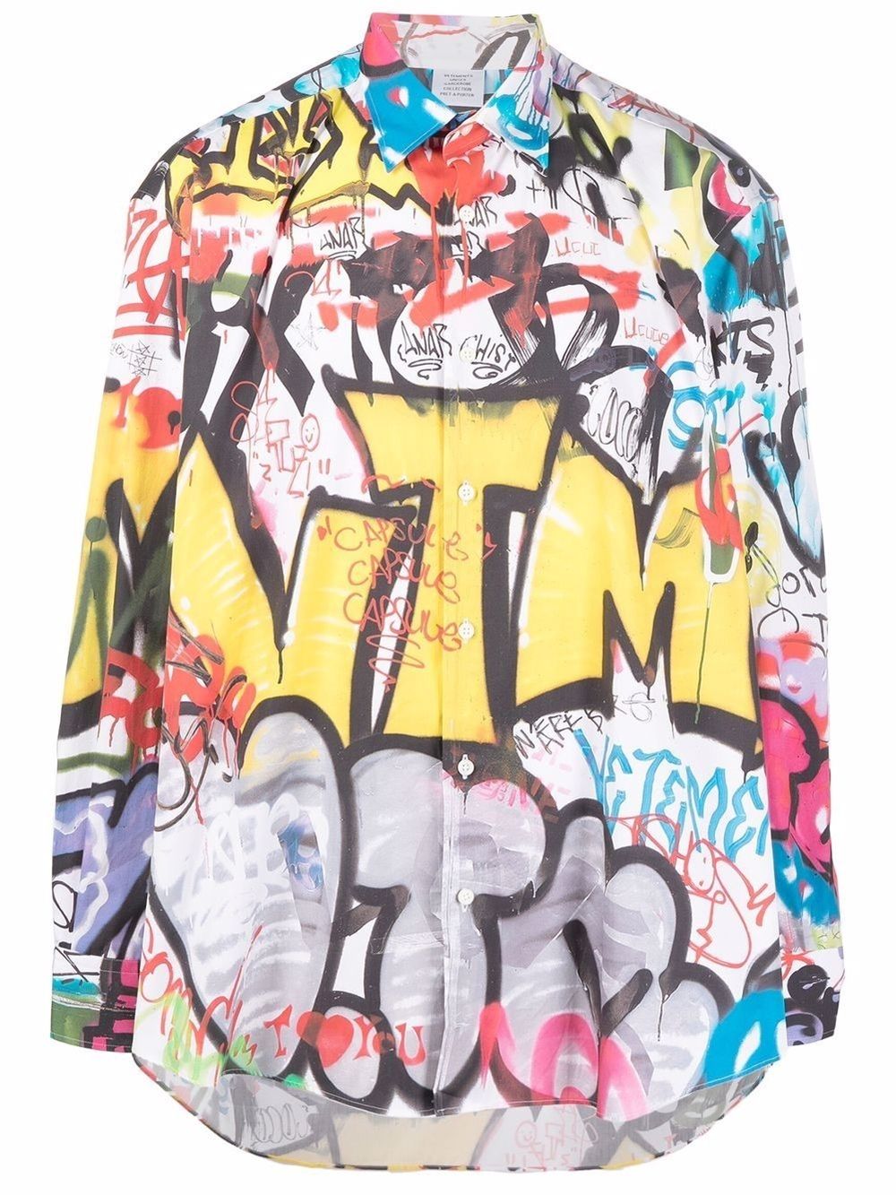 Detail Vetements Graffiti Shirts Nomer 12