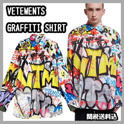 Detail Vetements Graffiti Shirts Nomer 28