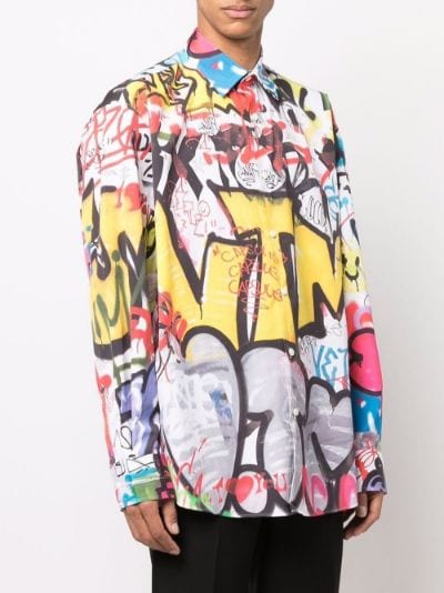 Detail Vetements Graffiti Shirts Nomer 34