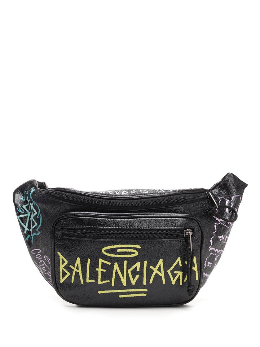 Waist Bag Balenciaga Graffiti - KibrisPDR