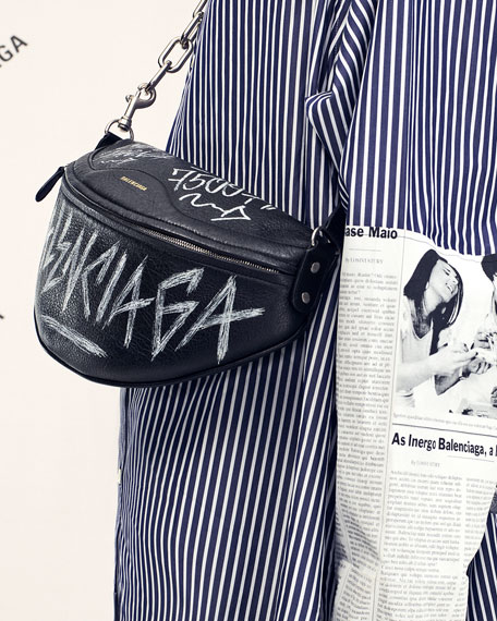Detail Waist Bag Balenciaga Graffiti Nomer 33