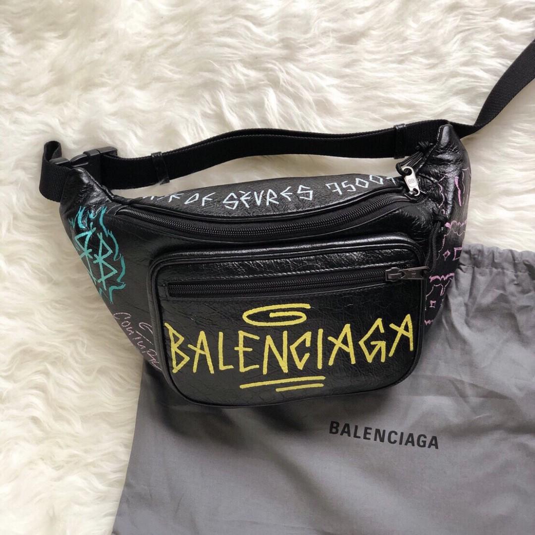 Detail Waist Bag Balenciaga Graffiti Nomer 49