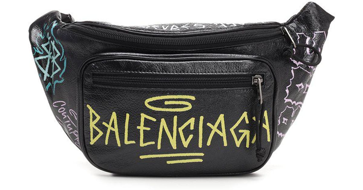 Detail Waist Bag Balenciaga Graffiti Nomer 7
