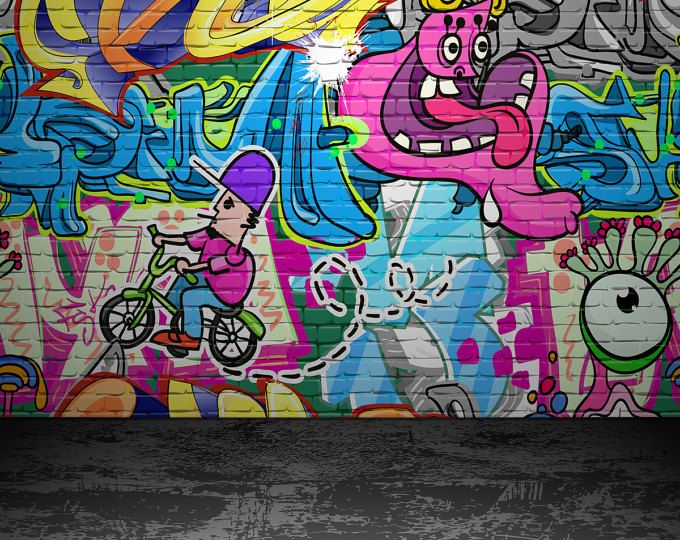 Detail Wall Graffiti Background Nomer 26