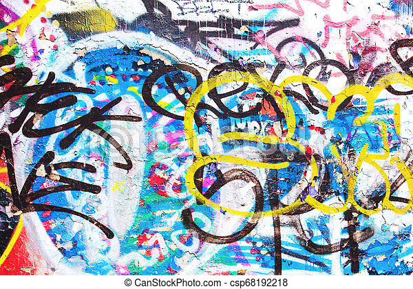 Detail Wall Graffiti Texture Nomer 4