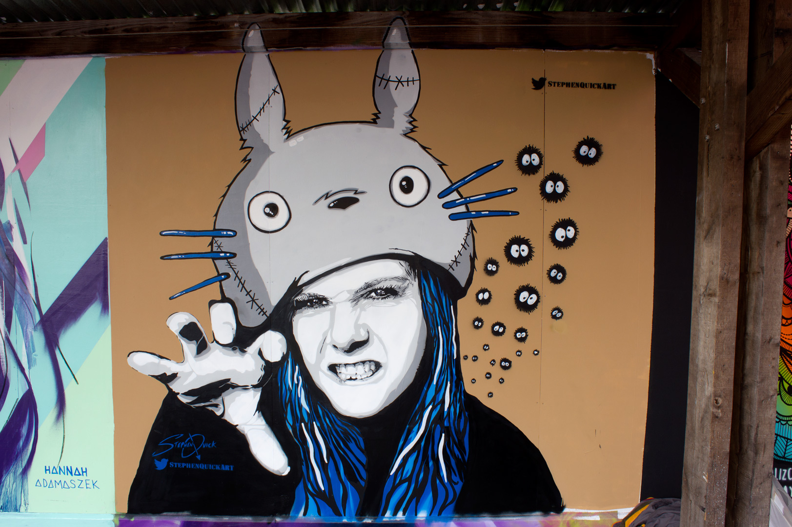 Detail Wall Graffiti Totoro Nomer 18