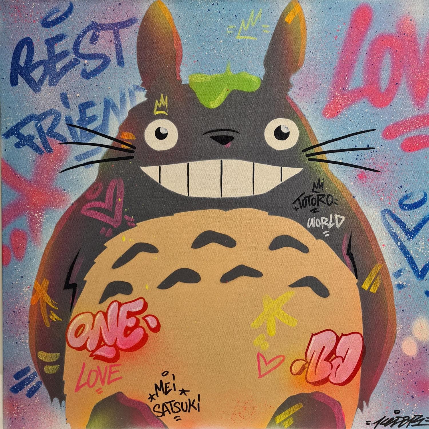 Detail Wall Graffiti Totoro Nomer 30