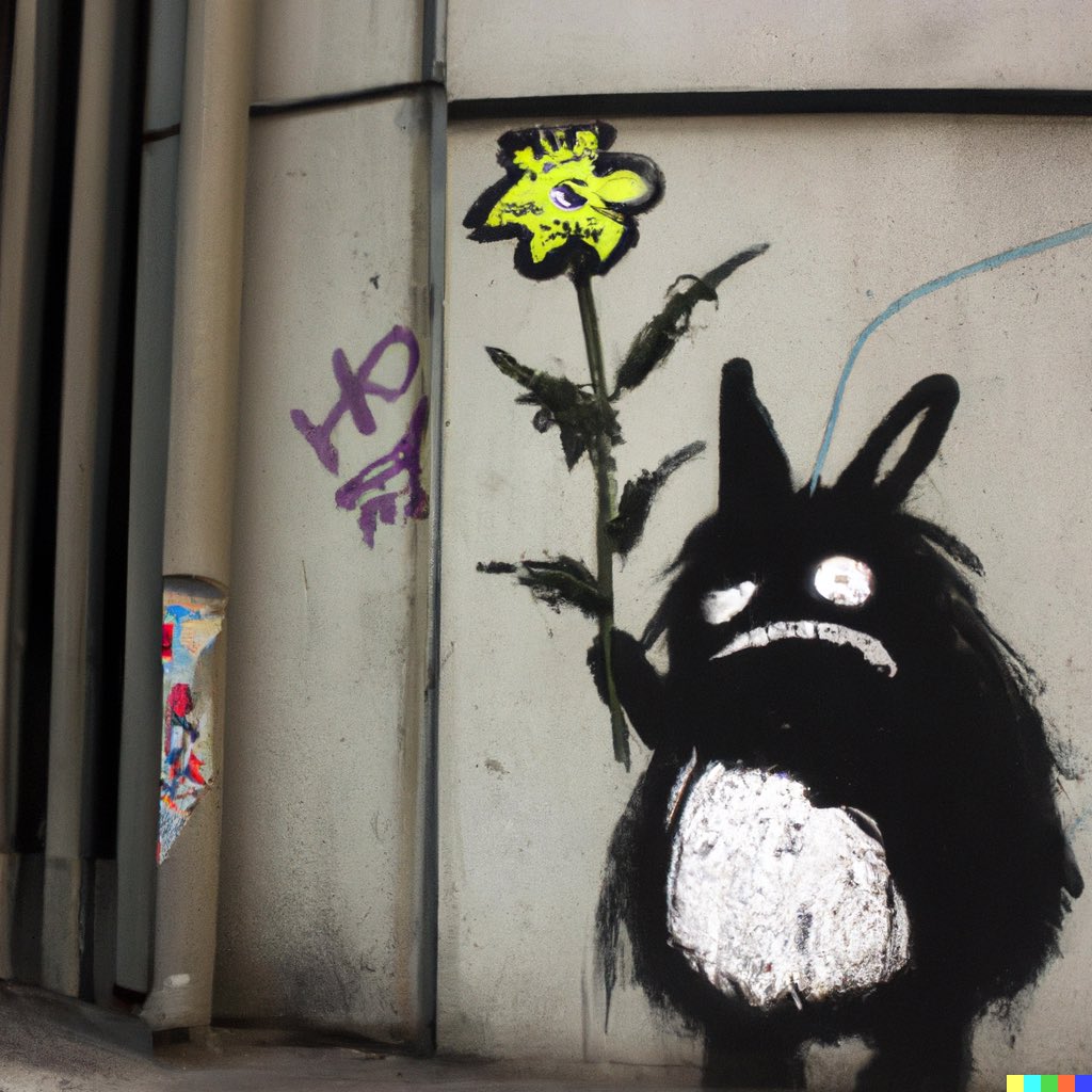 Detail Wall Graffiti Totoro Nomer 38