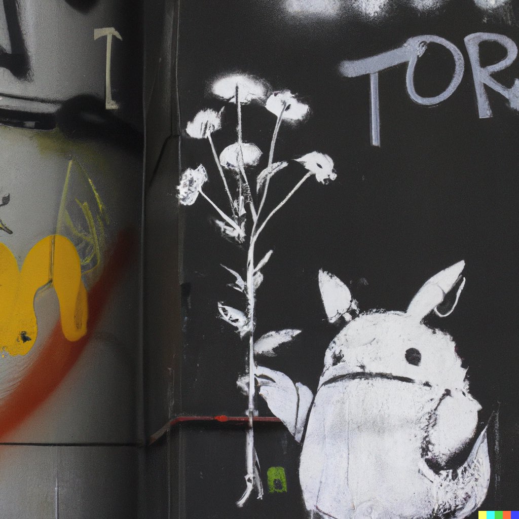 Detail Wall Graffiti Totoro Nomer 53