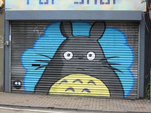 Detail Wall Graffiti Totoro Nomer 10