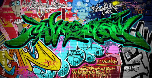 Detail Wall Images With Graffiti Nomer 16
