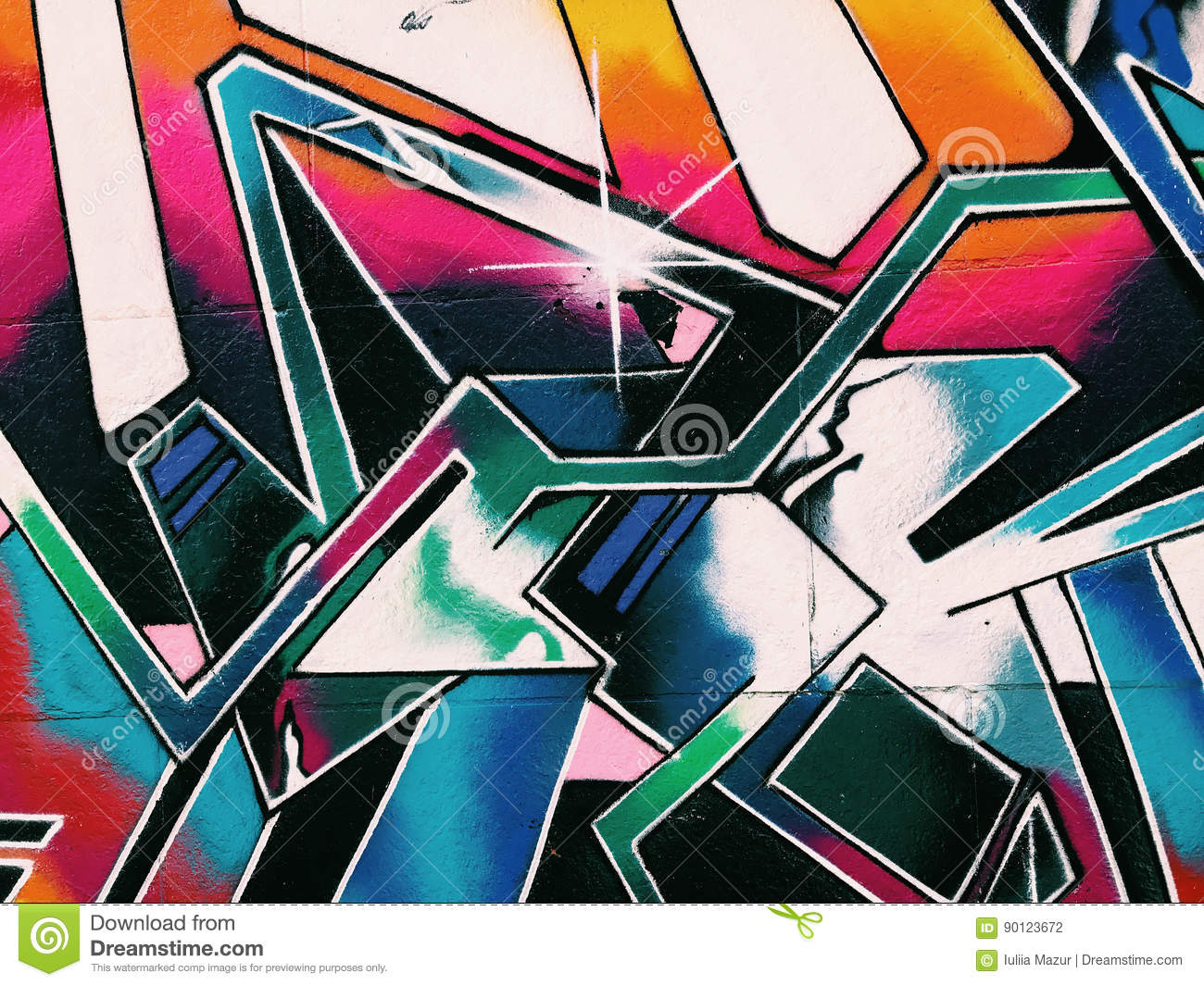Detail Wall With Graffiti Background Nomer 46
